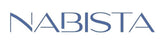 Modern blue NABISTA logo on white background